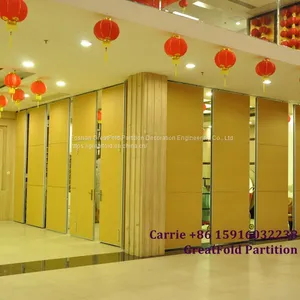 Office Folding Screen Room Divider With Wheels Partition Wall thumbnail-4