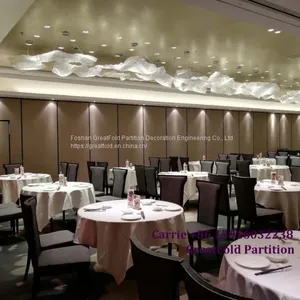 Modern Auditorium Hall Floor to Ceiling Soundproof Movable Partition Wall thumbnail-1