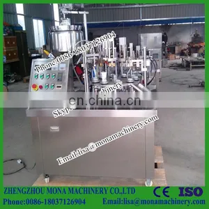Automatic Plastic Toothpaste, Cleansing Milks Tube Filling and Sealing Machine With CE Certificate thumbnail-5