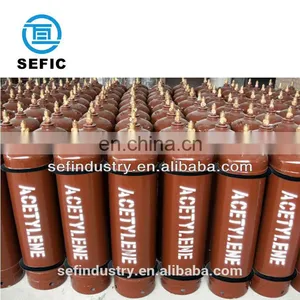 2018 5L SEFIC Acetylene Cylinder Filling Acetylene Gas Bottle With Laser Logo thumbnail-5