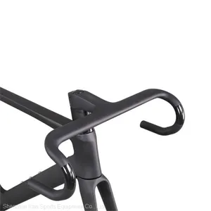 Wholesale A9 All Internal Cable Carbon Disc Brake Flat Mount Road Bike Frame thumbnail-3