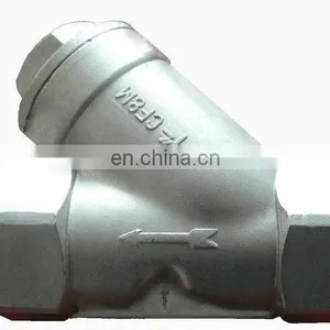 3/4 Inch Pipe Fitting Y-strainer SS Stainless Steel Flange End thumbnail-6