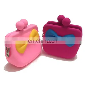 Kisslock Lady Fashion Coin Purse Customized Women Silicone Change Purse Wallet thumbnail-2