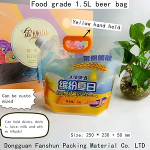 Transparent Belt Portable Mouth Bag for Drinking and Beverage Mouth Bag for Folding Outdoor Storage Bag thumbnail-1