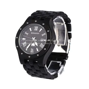 Man High Quantity Waterproof Wooden Watch thumbnail-2