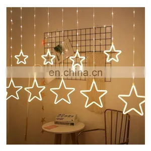 Led String Star Night Decor Neon Light Wall Lights Indoor for Christmas Decoration Wedding Decorative Holiday Lighting thumbnail-1