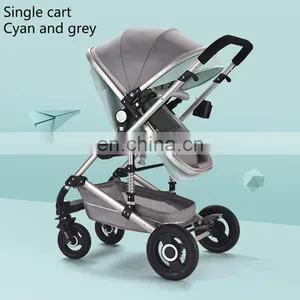 New 2018 Baby Stroller 3 In 1 For 0-3 Years Baby Prams With Removable Shopping Basket thumbnail-4