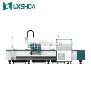 2021 LXSHOW 1000w 2000w 3000w 4000w Carbon or Stainless Steel CNC Fiber Metal Laser Cutting Machine Price / Fiber Laser Cutter thumbnail-3