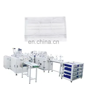1+2 Automatic Medical Masks Machinery 3ply Nonwoven Disposable Face Mask Making Machine thumbnail-1