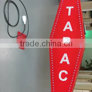 Red Attrahent LED Tobacco Sign Outdoor Waterproof Double Sides LED Tabac Board thumbnail-5