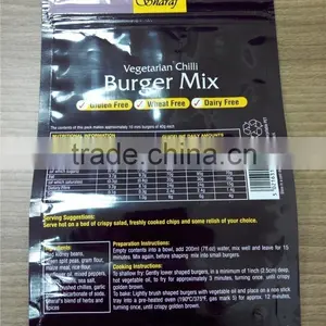 Aluminum Foil Customer Printing Laminated Plastic Stand up Pouch With Zip Lock for Dried Vegetable thumbnail-2