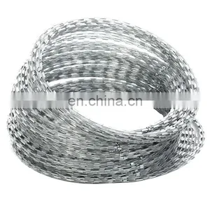 China Manufacture Galvanized Wholesale Razor Barbed Wire Fence/razor Wire thumbnail-1