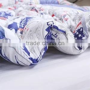 2015 New Style Hot Sale Soft Bright Color Comforter Sets Goose Down Comforter thumbnail-5