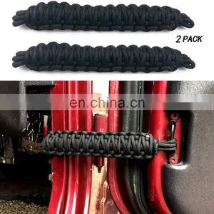 Car Accessories Door Limiting Straps Swing Door Check Limiter Restrictor Straps for Jeep Wrangler thumbnail-1