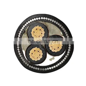 NYY 3x16mm2 Power Cable cu Pvc 16mm 3core Swa Kabel Pvc thumbnail-1