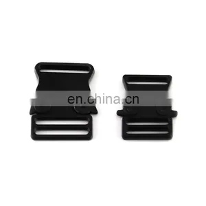 Custom Dog Collar Buckle Black Heavy Duty Durable Metal Side Quick Release Buckle Dog Collar Buckle thumbnail-2
