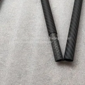 Ultralight 185cm 6ft Carbon Fiber Foldable Tube Carbon Fiber Camping Tent Pole Carbon Fiber Greenhouse Pole thumbnail-3