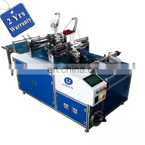 UST400-2A Double Side Adhesive Tape Applying Machine, Self-adhesive Tape Gluing Equipment for Carton Box thumbnail-1