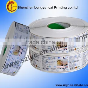 China OEM Printing Factory Glossy Adhesive Sticker Labels With Cheap Price thumbnail-4