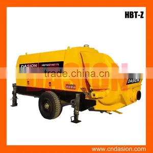 HBT-Z-gate-valve Series Electric Motor (Diesel Engine) Trailer Pump thumbnail-1