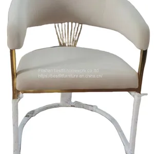 XC258C Nice Shape Stainless Steel Dining Chair Home Furniture Comfortable thumbnail-2