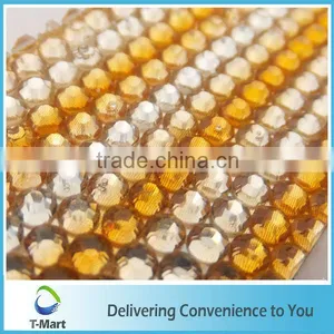 Container Shipping From China to Usa 24*54cm Self-adhesive Resin Rhinestone Sheet, Rhinestone Sticker Sheet thumbnail-1