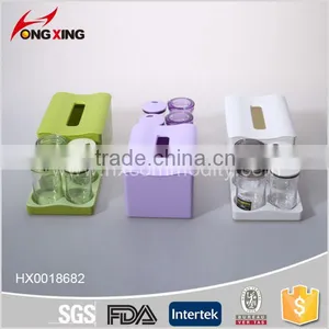 Rectangle Plastic Napkin Box With Condiment Box 5 Pcs/set thumbnail-4