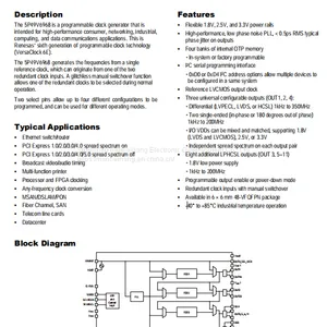 5P49V6968A000NDGI Clock Generator/frequency Synthesis IDT Original Stock thumbnail-1