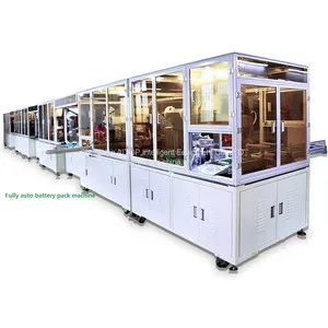 Cylindrical 21700 32650 18650 Battery Pack Assembly Line,32140 Power Battery Pack Production Line thumbnail-1