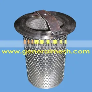 Stainless Steel Perforated Metal Basket Strainer and CYLINDER | Generalmesh thumbnail-1