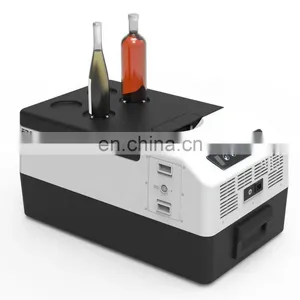 15L 30L 40L 50L Waterproof Refrigerator Portable Solar Car Fridge AC DC Camping 12v Freezer for Outdoor RV 4DW thumbnail-2