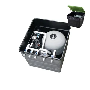 Luxury Complete Filtration Disinfection System for Swimming Pools Fiberglass Underground Buried Filter Top Mount Water Output thumbnail-6