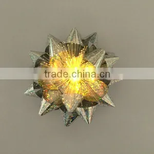 Glitter Star Bow With LED Lights and Stick for Table Decoration/Birthday Party Decoration Lighted Star Bow thumbnail-4