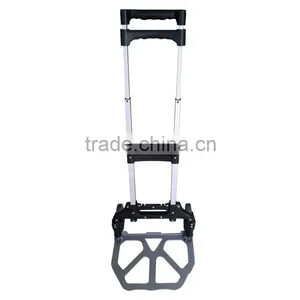 Mini Aluminum Hand Truck Luggage Trolley Portable Good for Travelling Shopping thumbnail-2