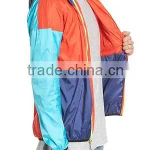 Wholesale Packable Water Resistant Windbreaker Jackets thumbnail-3