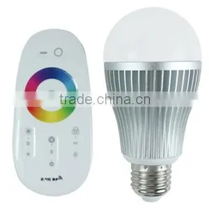2.4G E27 6W RGB LED Bulbs With Remote,wifi,iphone Control thumbnail-1