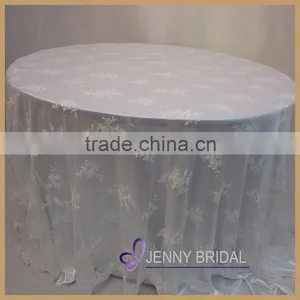 TL002C Factory Custom-made Round Lace Tablecloth Quality Choice thumbnail-2