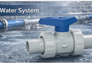 PVC Ball Valve Metric Spigot Type for Water System thumbnail-2