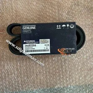 Hyundai Excavator Parts 3929330S FAN BELT for R210LC7 R210LC3 thumbnail-2