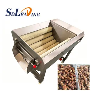 High Efficiency Commercial Palm Dates Brush Polishing Cleaning Machine Automatic Dates Dry Washer Polishing Machine for Medjool thumbnail-5