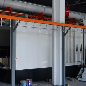 Custom Size Semi-Automatic Powder Coating Line for Fan Motor Pump Motor Parts thumbnail-5