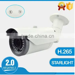 H.265 Security Small Outdoor 2.0Megapixel Sony 290 Cmos Network 2.8-12mm Varifocal WDR Super Low Lux Poe CCTV IP Bullet Camera thumbnail-1