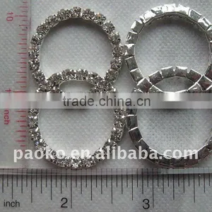 SILVER COLOR METAL New Fashion Rhinestone Buckle thumbnail-1