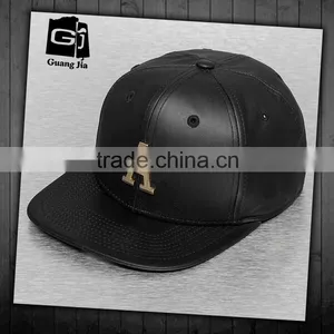 China Customize Adjust Metal Plate Logo Free Snapback Hat Wholesale thumbnail-1