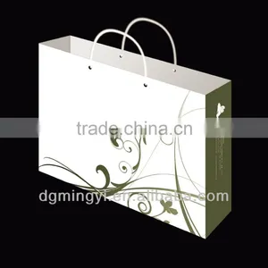 White Packaging Paper Bags thumbnail-1
