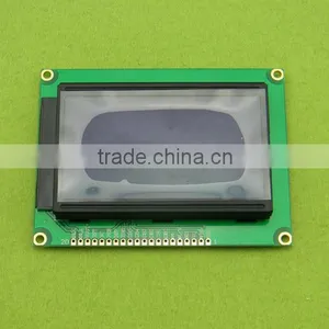 With 12864 Pin 5V Blue Screen LCD Screen Chinese MCU LCD Font Matching thumbnail-1