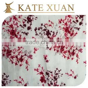 Plain Weave Slightly Transparent Fashion Print Viscose Rayon Fabric thumbnail-2