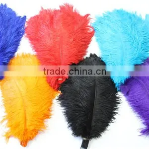 14"-16" Wholesale Purple Ostrich Feather Fabric For Ostrich Feather Fan Decoration thumbnail-2