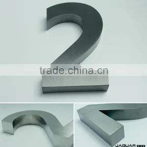 Factory Sell Outdoor Custom Waterproof Brushed Stainless Steel 3d House Number thumbnail-2