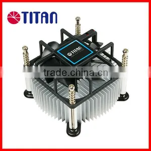 Aluminum Fin 80mm Air Cooling Fan Intel LGA 775 Compatible Socket CPU Cooler thumbnail-1
